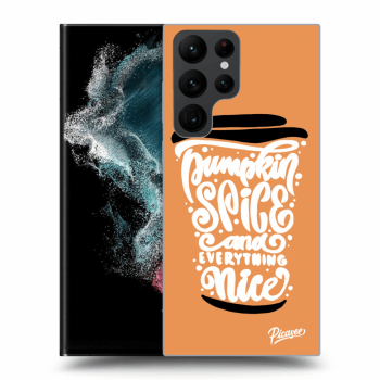 Ovitek za Samsung Galaxy S22 Ultra 5G - Pumpkin coffee