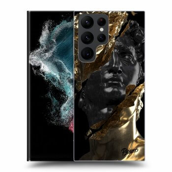 Ovitek za Samsung Galaxy S22 Ultra 5G - Gold - Black