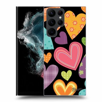 Ovitek za Samsung Galaxy S22 Ultra 5G - Colored heart