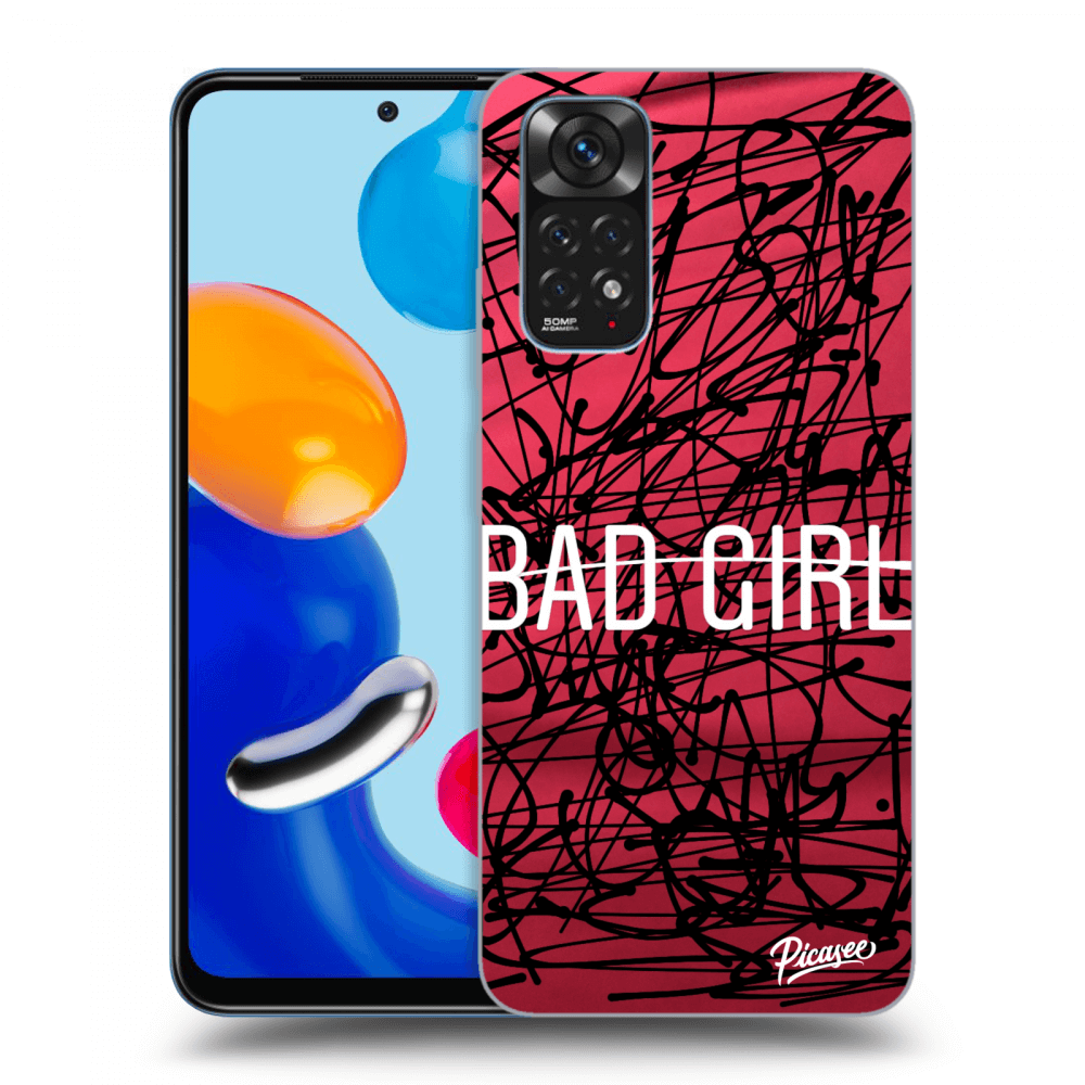 Picasee silikonski črni ovitek za Xiaomi Redmi Note 11 - Bad girl