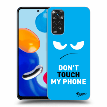 Ovitek za Xiaomi Redmi Note 11 - Angry Eyes - Blue