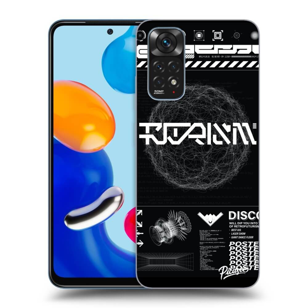 Picasee silikonski prozorni ovitek za Xiaomi Redmi Note 11S 4G - BLACK DISCO