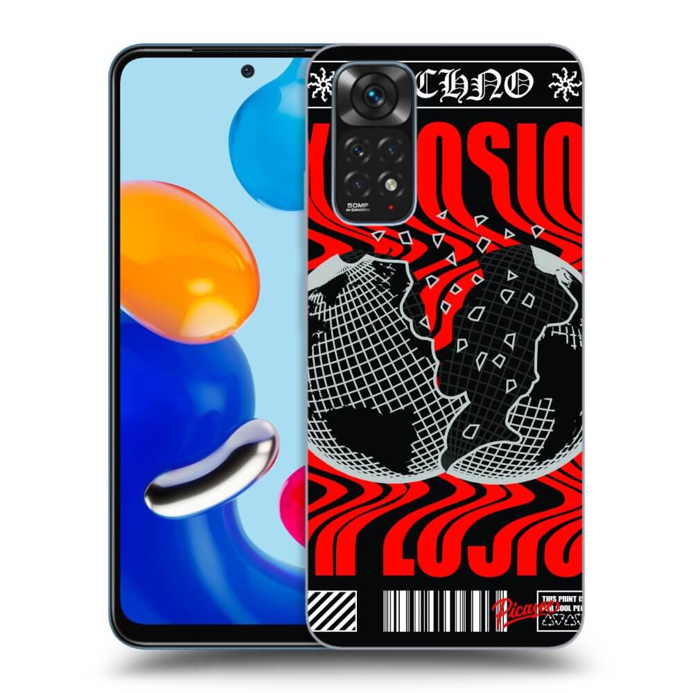 Picasee silikonski črni ovitek za Xiaomi Redmi Note 11S 4G - EXPLOSION