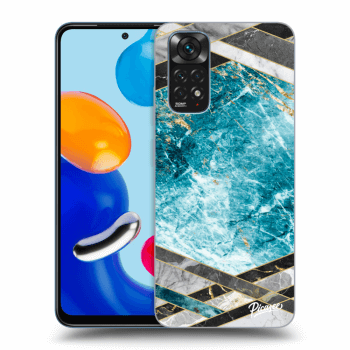 Ovitek za Xiaomi Redmi Note 11S - Blue geometry