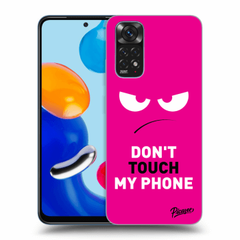 Ovitek za Xiaomi Redmi Note 11S - Angry Eyes - Pink