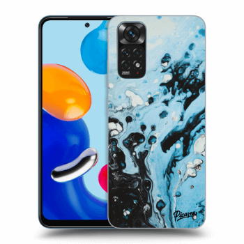 Picasee silikonski prozorni ovitek za Xiaomi Redmi Note 11S 4G - Organic blue