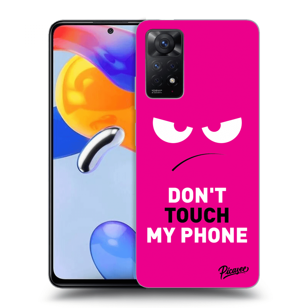Picasee ULTIMATE CASE za Xiaomi Redmi Note 11 Pro - Angry Eyes - Pink