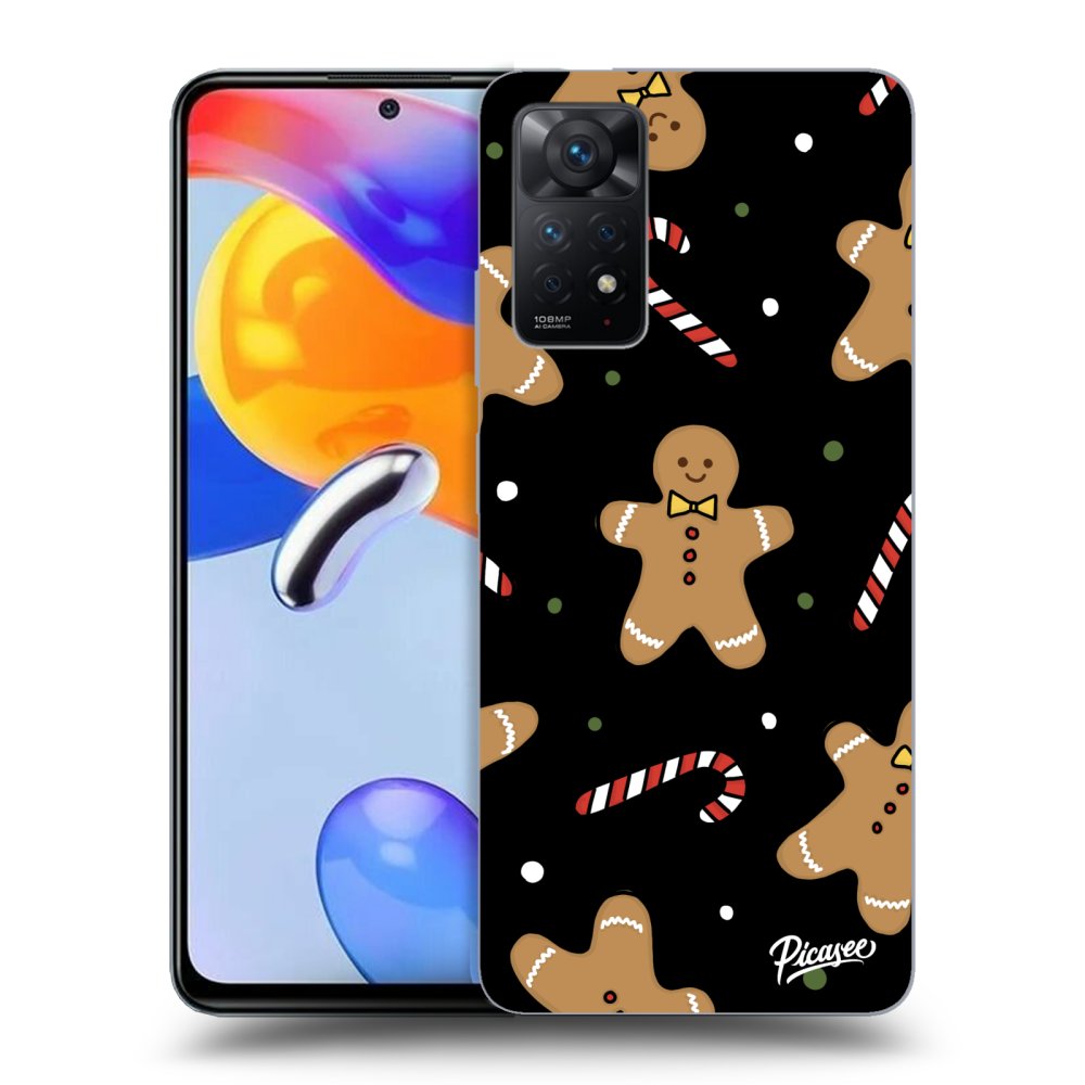 Picasee silikonski črni ovitek za Xiaomi Redmi Note 11 Pro - Gingerbread