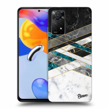 Ovitek za Xiaomi Redmi Note 11 Pro - Black & White geometry