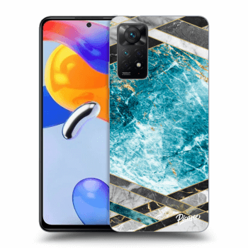 Ovitek za Xiaomi Redmi Note 11 Pro - Blue geometry