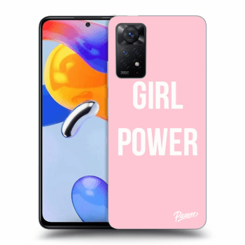 Picasee silikonski črni ovitek za Xiaomi Redmi Note 11 Pro - Girl power