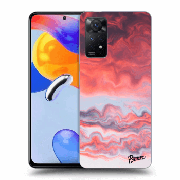 Picasee silikonski prozorni ovitek za Xiaomi Redmi Note 11 Pro - Sunset