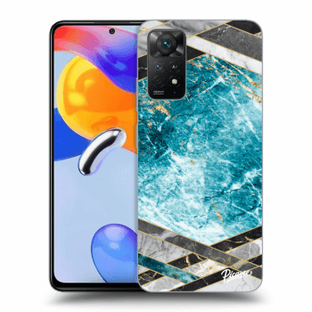 Ovitek za Xiaomi Redmi Note 11 Pro 5G - Blue geometry