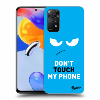 Ovitek za Xiaomi Redmi Note 11 Pro 5G - Angry Eyes - Blue