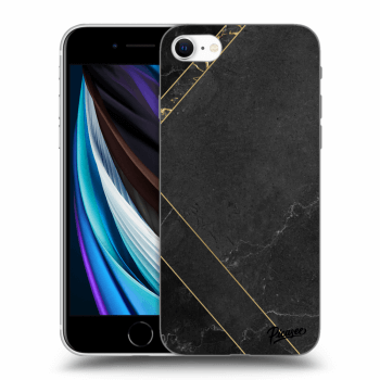 Ovitek za Apple iPhone SE 2022 - Black tile