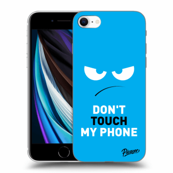 Ovitek za Apple iPhone SE 2022 - Angry Eyes - Blue