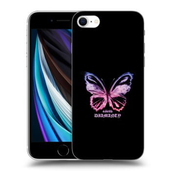 Ovitek za Apple iPhone SE 2022 - Diamanty Purple