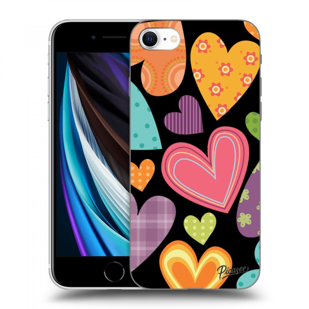 Picasee ULTIMATE CASE za Apple iPhone SE 2022 - Colored heart
