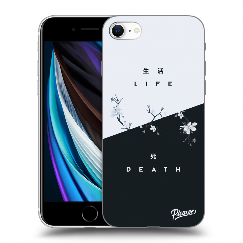 Picasee silikonski prozorni ovitek za Apple iPhone SE 2022 - Life - Death