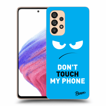 Ovitek za Samsung Galaxy A53 5G - Angry Eyes - Blue