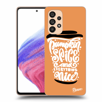 Ovitek za Samsung Galaxy A53 5G - Pumpkin coffee