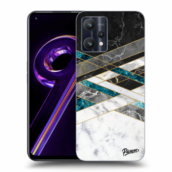 Ovitek za Realme 9 Pro 5G - Black & White geometry