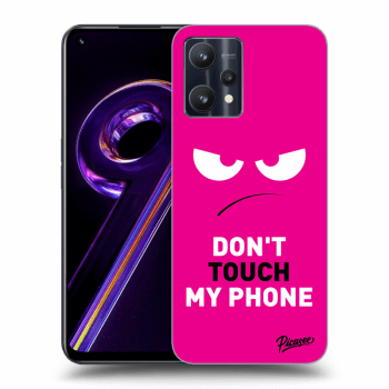 Ovitek za Realme 9 Pro 5G - Angry Eyes - Pink