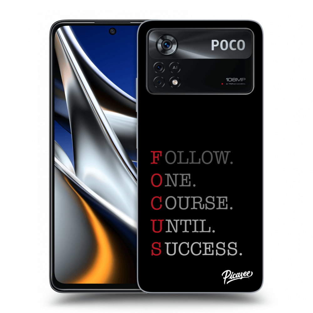 Picasee silikonski prozorni ovitek za Xiaomi Poco X4 Pro 5G - Focus