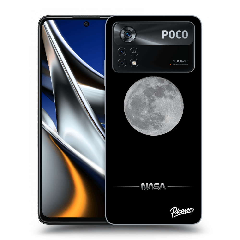 Picasee silikonski prozorni ovitek za Xiaomi Poco X4 Pro 5G - Moon Minimal