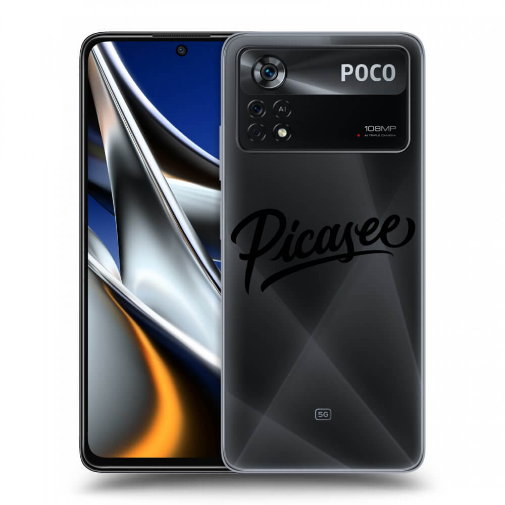 Picasee silikonski prozorni ovitek za Xiaomi Poco X4 Pro 5G - Picasee - black