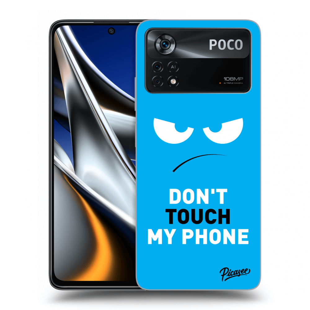 Picasee ULTIMATE CASE za Xiaomi Poco X4 Pro 5G - Angry Eyes - Blue