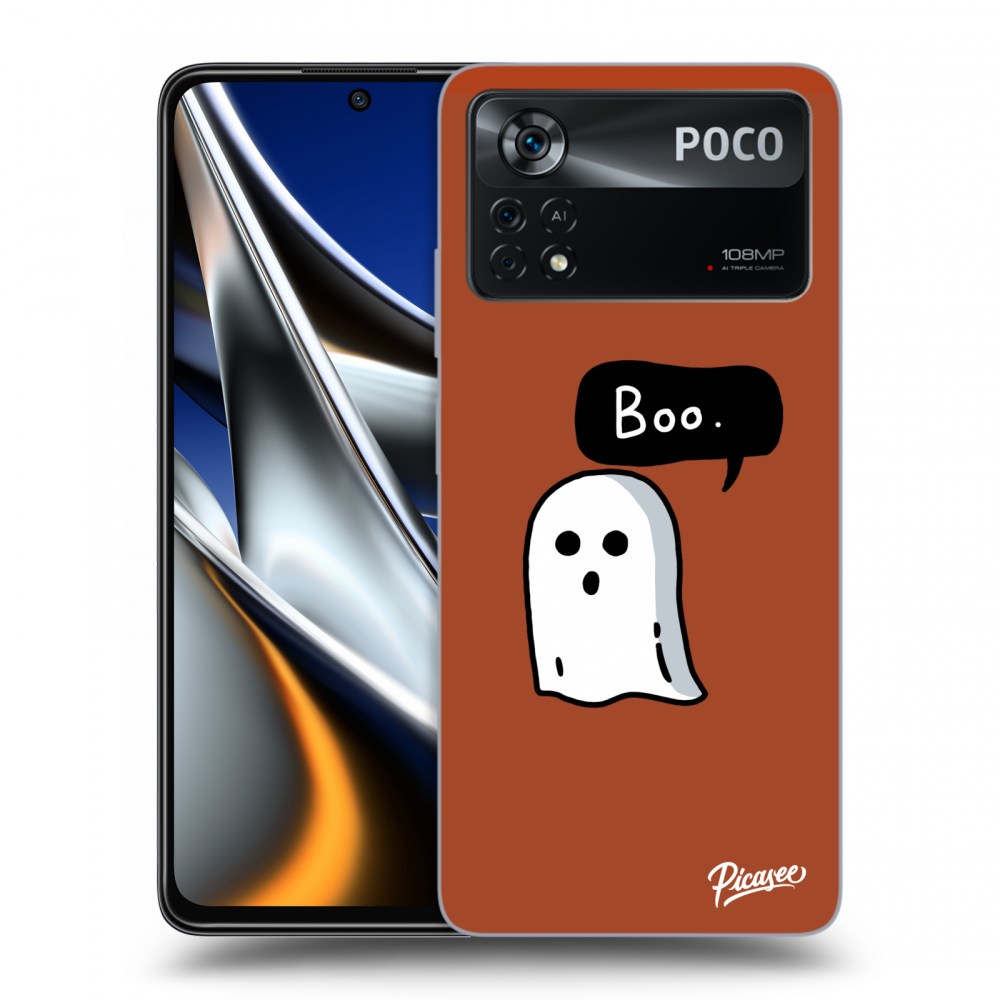 Picasee silikonski črni ovitek za Xiaomi Poco X4 Pro 5G - Boo