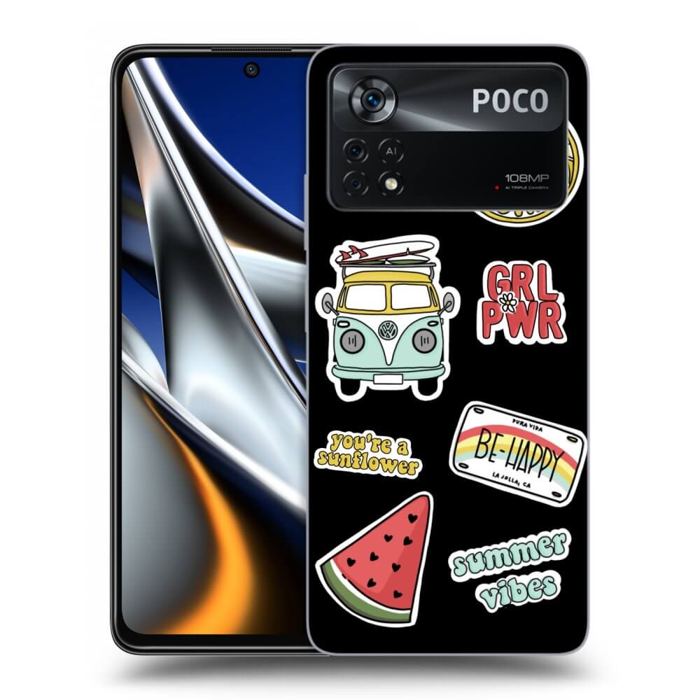 Picasee silikonski črni ovitek za Xiaomi Poco X4 Pro 5G - Summer
