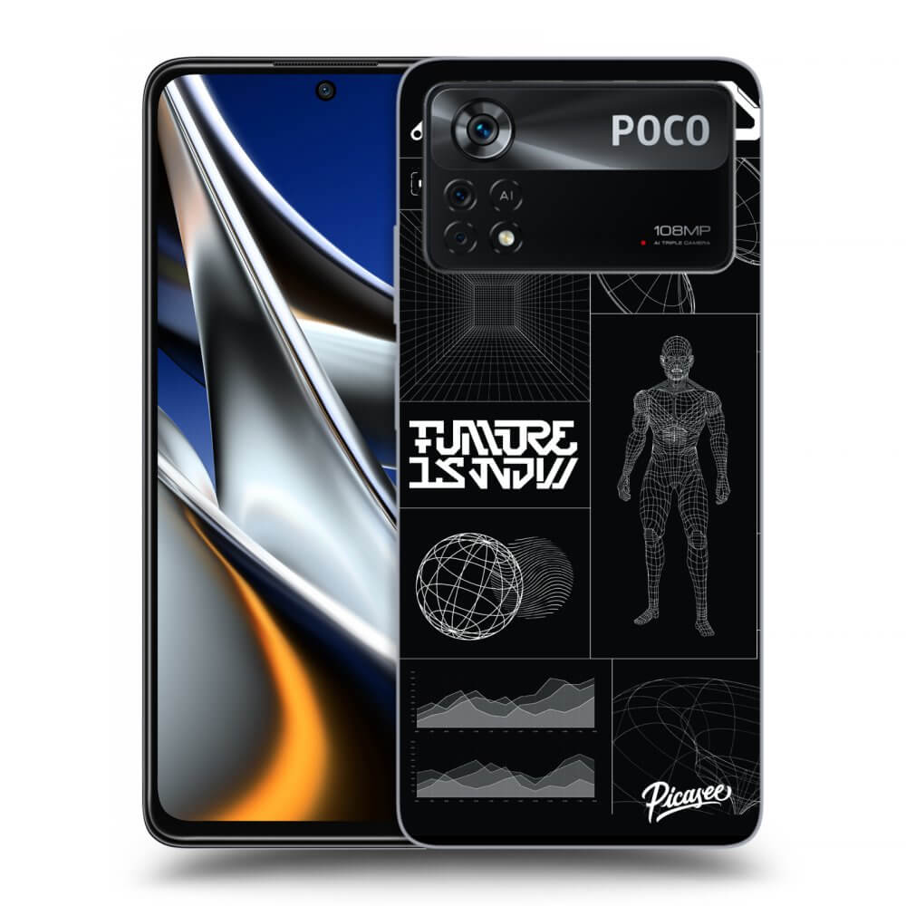 Picasee silikonski črni ovitek za Xiaomi Poco X4 Pro 5G - BLACK BODY