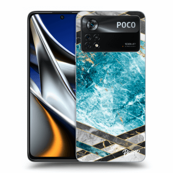 Picasee ULTIMATE CASE za Xiaomi Poco X4 Pro 5G - Blue geometry