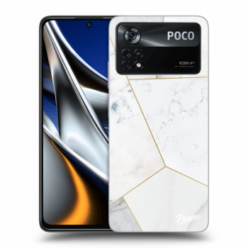 Ovitek za Xiaomi Poco X4 Pro 5G - White tile