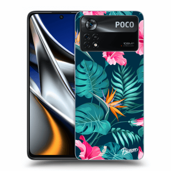 Ovitek za Xiaomi Poco X4 Pro 5G - Pink Monstera