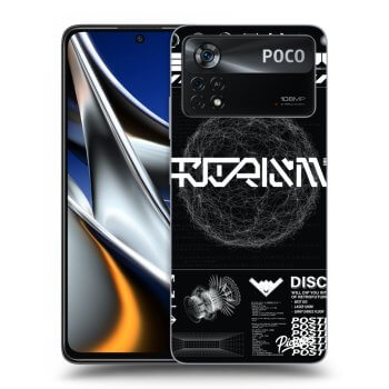 Picasee silikonski prozorni ovitek za Xiaomi Poco X4 Pro 5G - BLACK DISCO