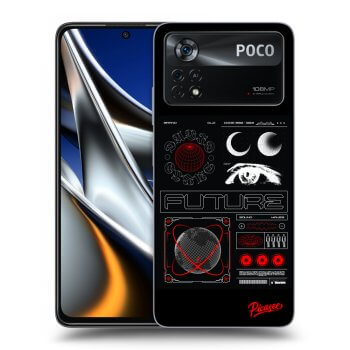 Picasee silikonski črni ovitek za Xiaomi Poco X4 Pro 5G - WAVES