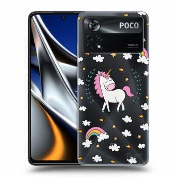Picasee silikonski prozorni ovitek za Xiaomi Poco X4 Pro 5G - Unicorn star heaven