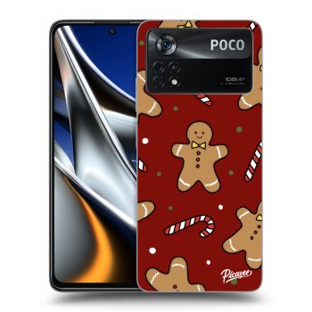 Picasee silikonski črni ovitek za Xiaomi Poco X4 Pro 5G - Gingerbread 2