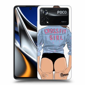 Picasee silikonski črni ovitek za Xiaomi Poco X4 Pro 5G - Crossfit girl - nickynellow
