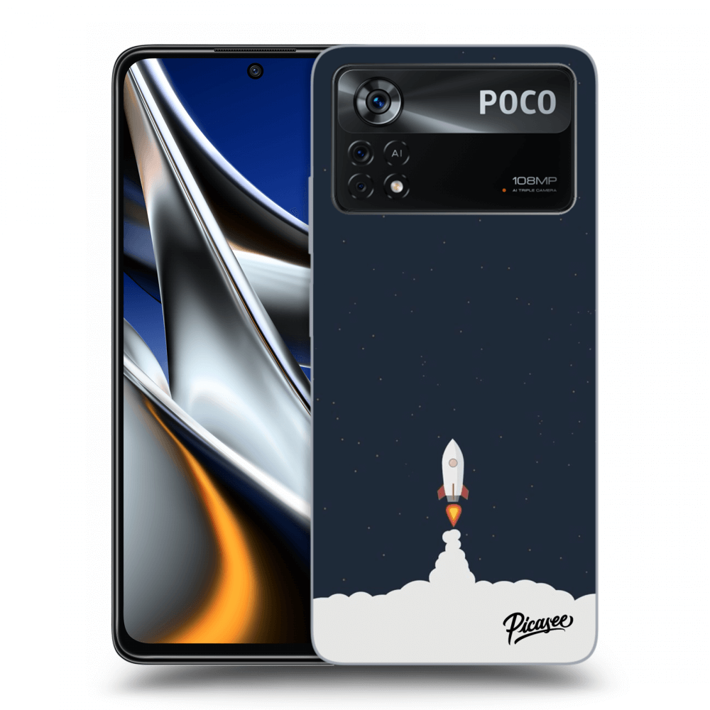 Picasee silikonski prozorni ovitek za Xiaomi Poco X4 Pro 5G - Astronaut 2