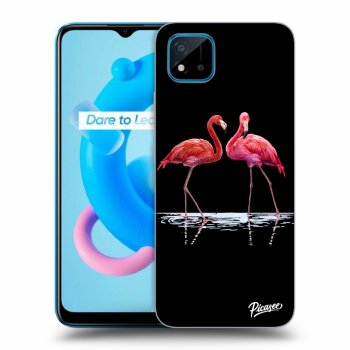 Ovitek za Realme C11 (2021) - Flamingos couple