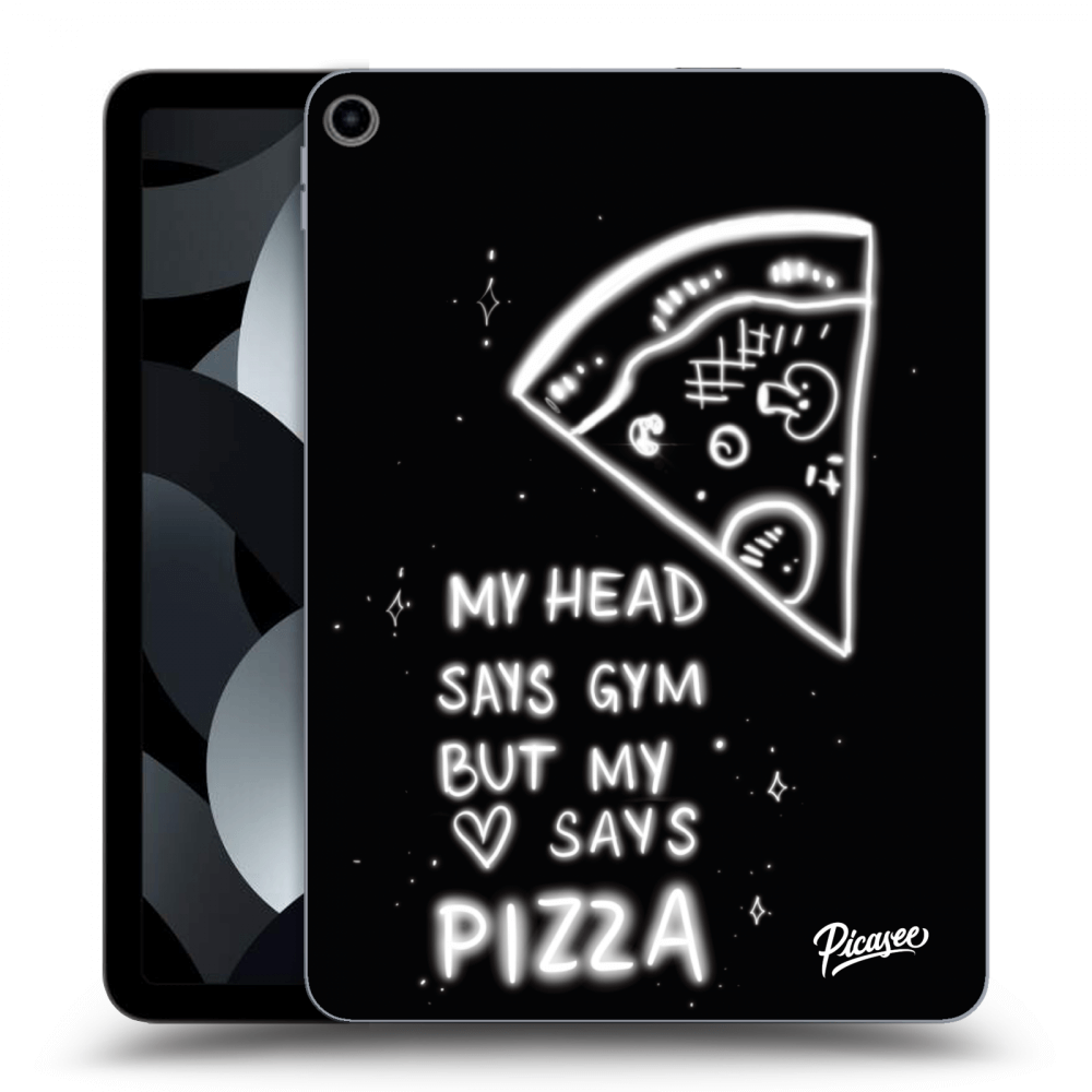 Picasee silikonski črni ovitek za Apple iPad Air 5 10.9" 2022 - Pizza