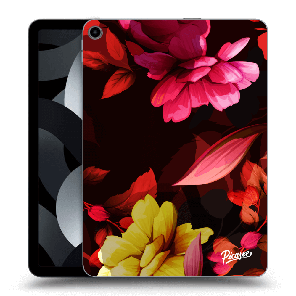 Picasee silikonski črni ovitek za Apple iPad Air 5 10.9" 2022 - Dark Peonny