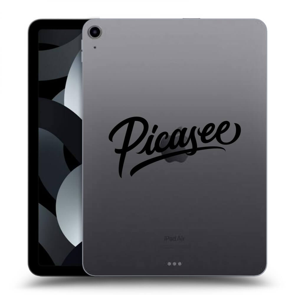 Picasee silikonski prozorni ovitek za Apple iPad Air 5 10.9" 2022 - Picasee - old logo - black