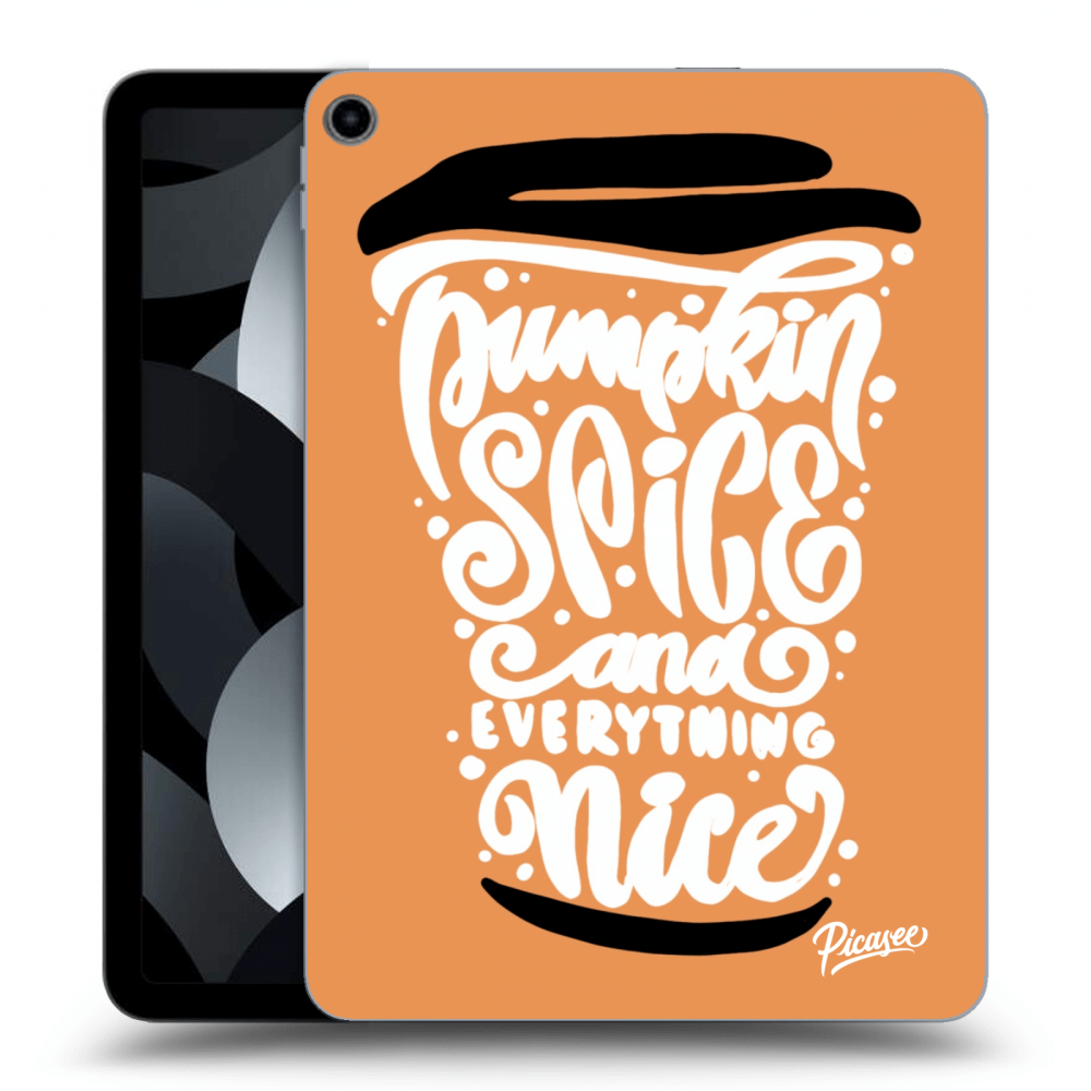 Picasee silikonski črni ovitek za Apple iPad Air 5 10.9" 2022 - Pumpkin coffee