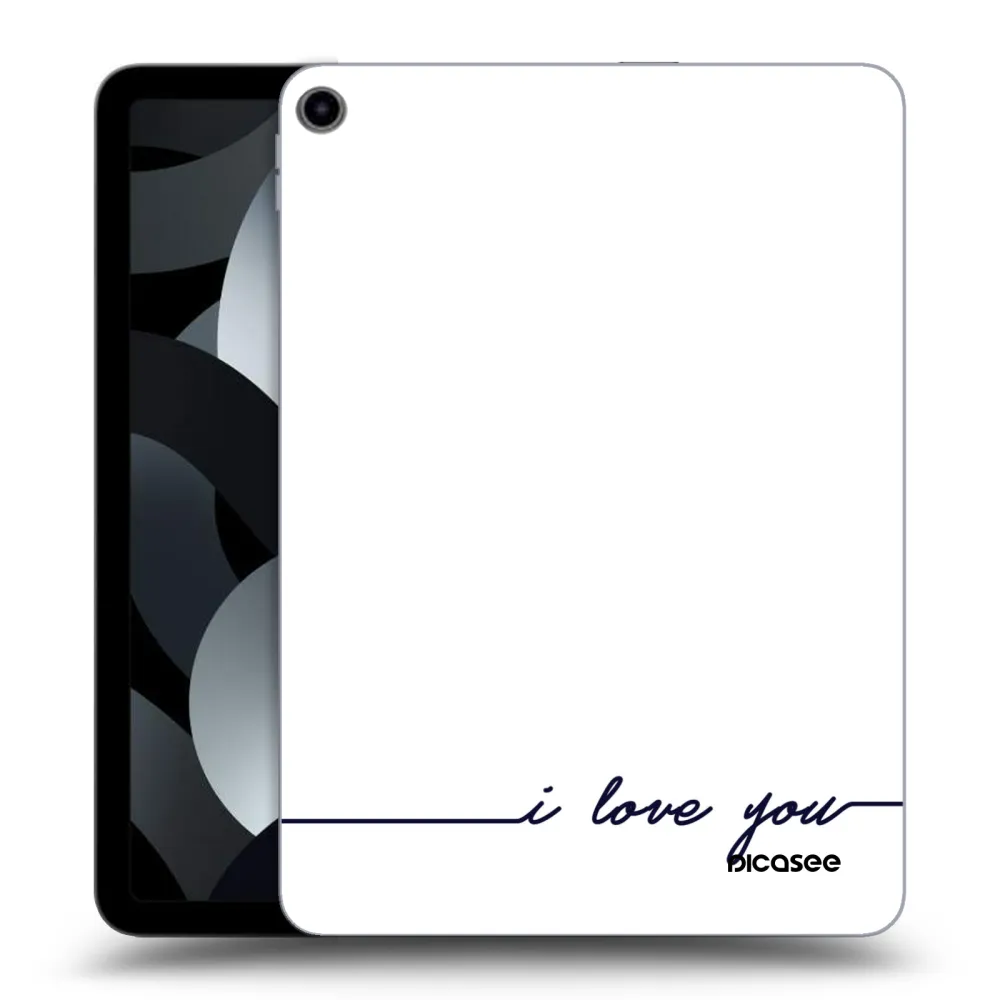 Picasee silikonski prozorni ovitek za Apple iPad Air 5 10.9" 2022 - I love you