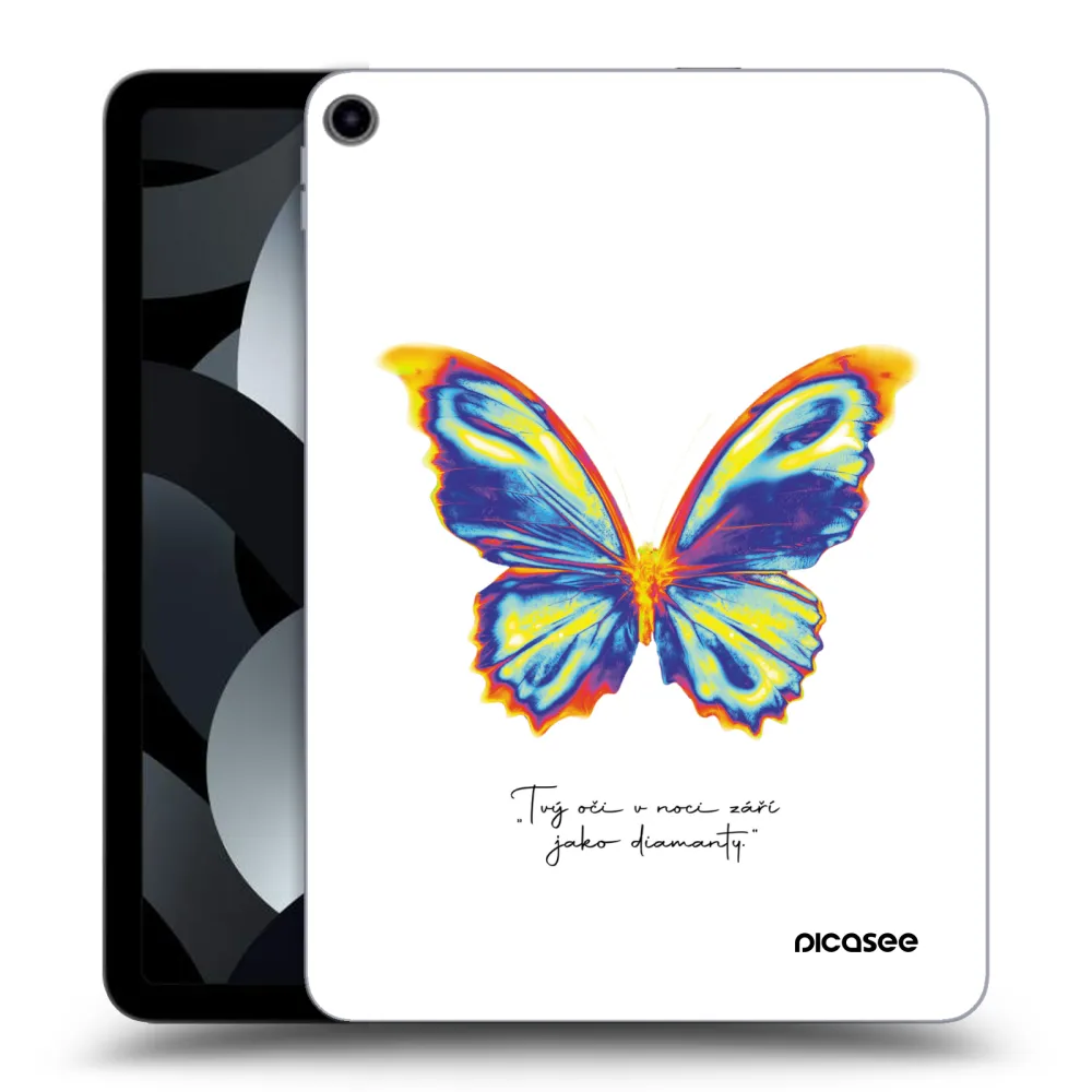 Picasee silikonski prozorni ovitek za Apple iPad Air 5 10.9" 2022 - Diamanty White